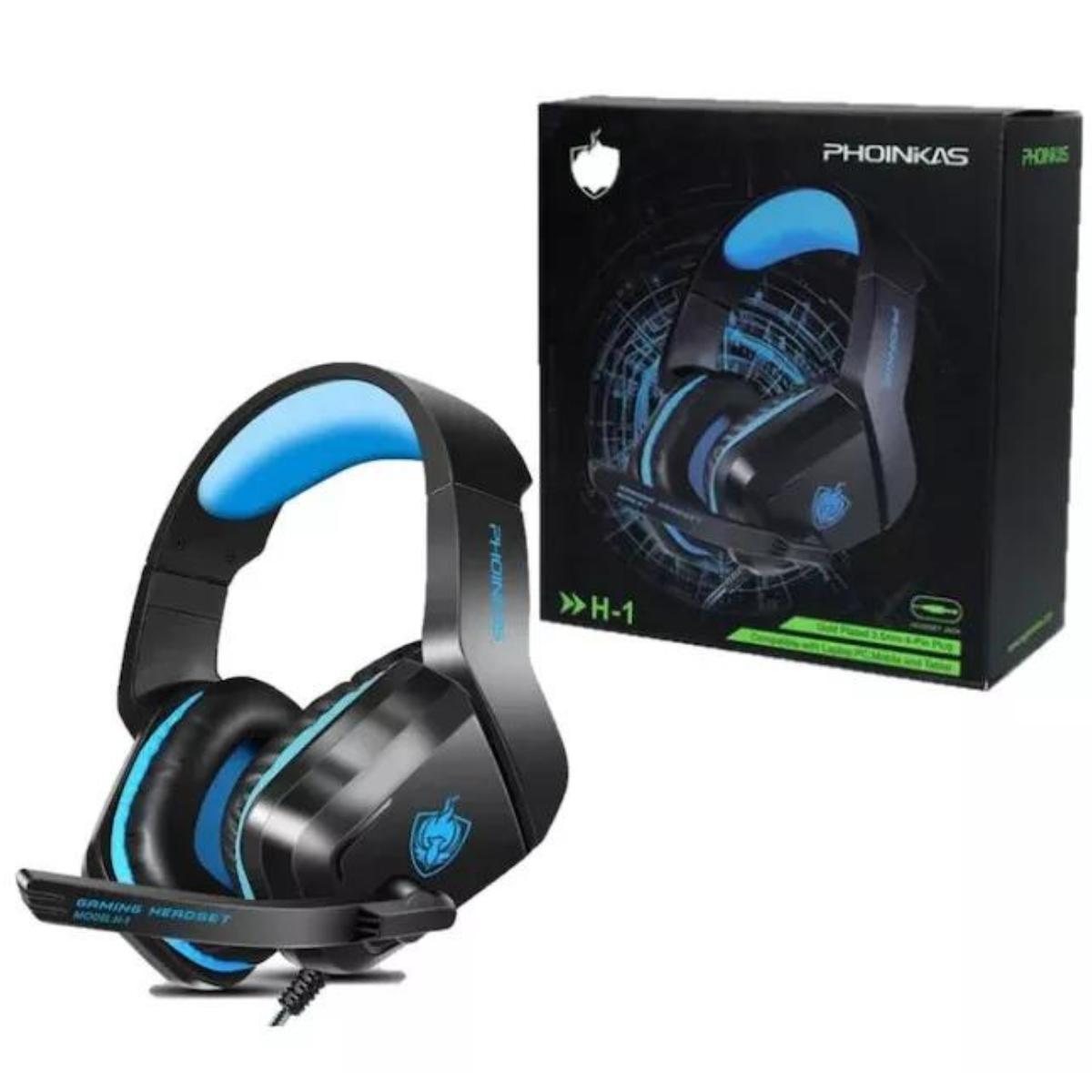 🎧 Auriculares Gamer Phoinkas H1: ¡Vive el Juego al Máximo! 🎮🌞