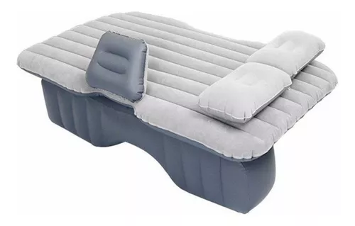 🛏️ Colchón Inflable con Compresor 12V y 2 Almohadas - ¡Comodidad Portátil al Instante! 🚗💨