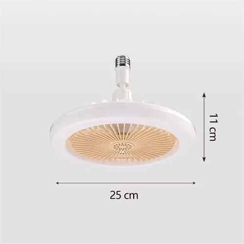 🌬️ Ventilador de Techo con Lámpara LED Integrada - Compacto y Silencioso 💡