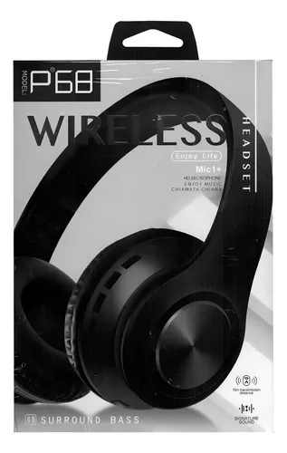 🎧 Auriculares Bluetooth P68 – Calidad, Confort y Versatilidad en un Solo Dispositivo 🎧