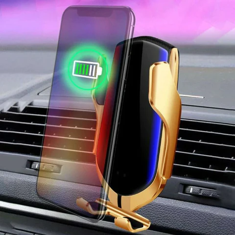 🚗🔋Soporte para Auto con Cargador Inalámbrico 🚗🔋