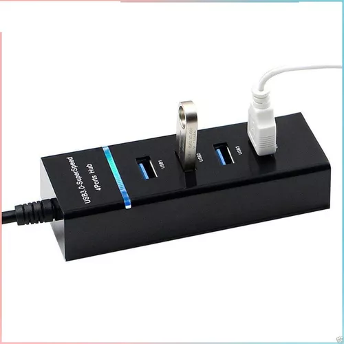 🔌💻Hub USB 4 Puertos 3.0 con Indicador 🔌💻