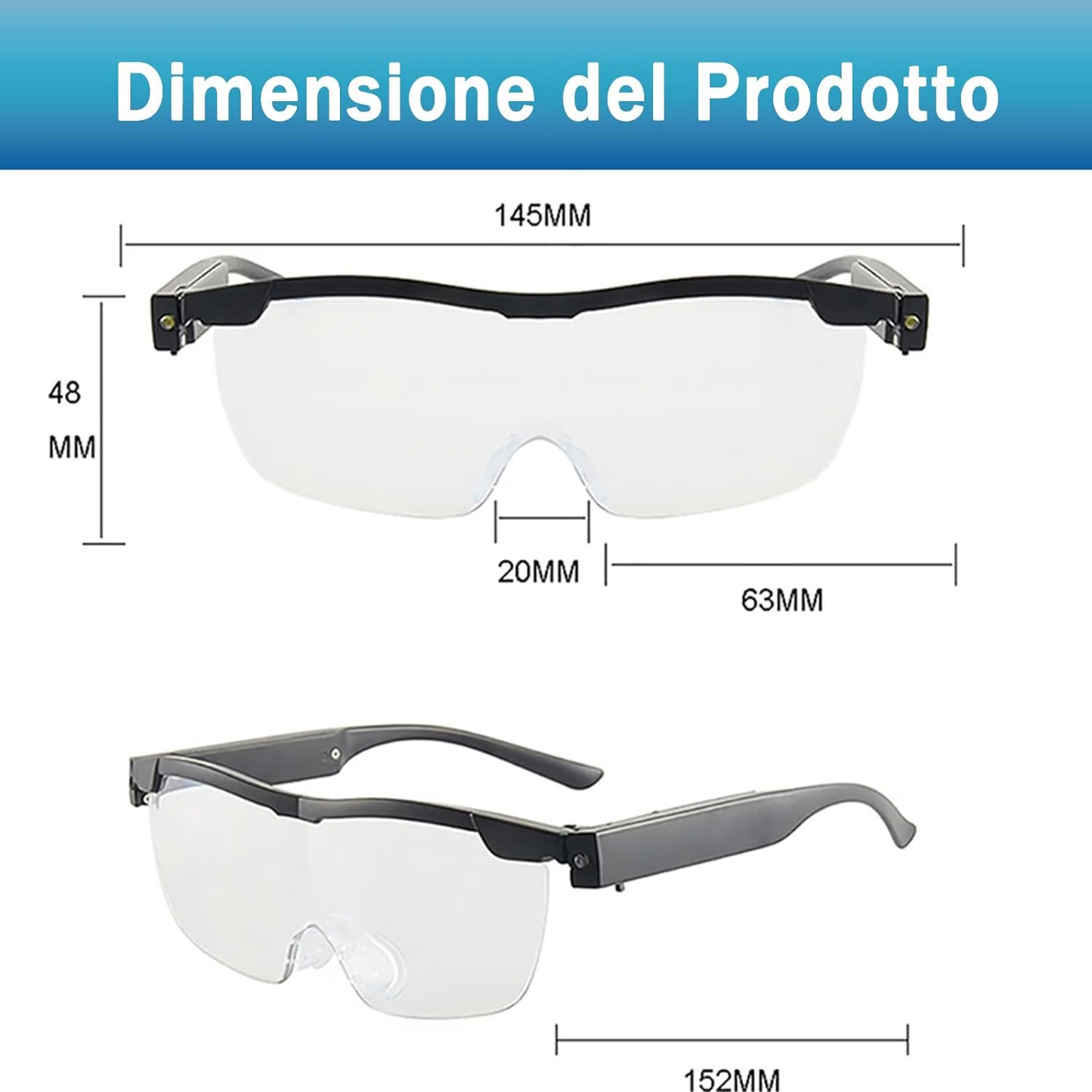 💡Gafas Led con Aumento💡