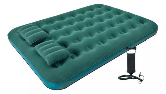 🌿Colchón Inflable Klimber 2 Plazas con Bomba Manual 🌿