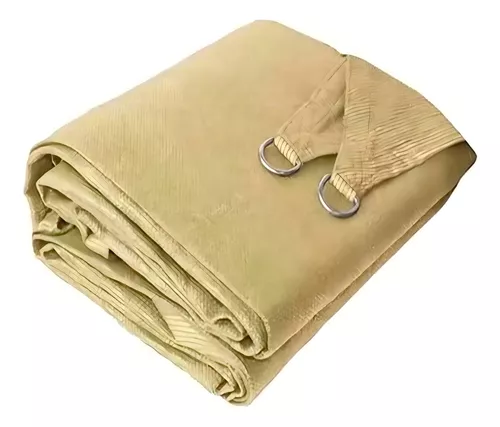 ☀️Lona Triangular de Protección Solar Beige ☀️
